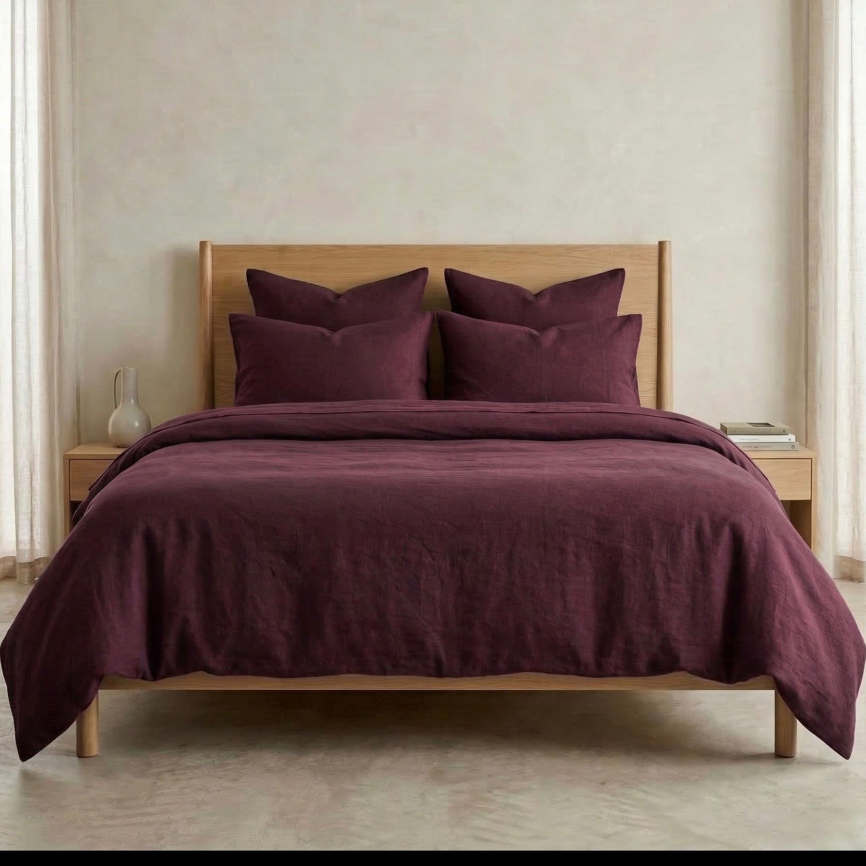 Linen Cotton Duvet Cover Sets